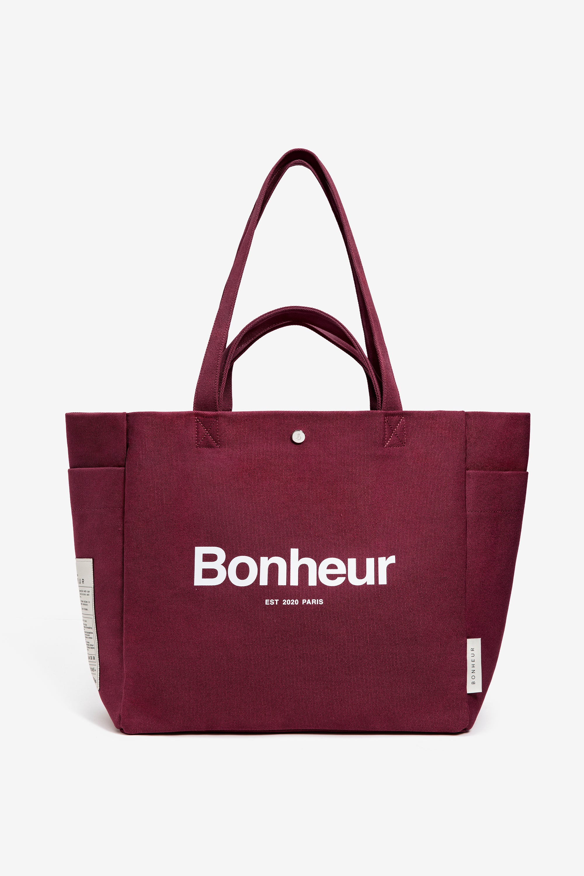 N°4 Canvas Cotton Bag- Cherry Red