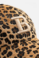 Bonheur Leopard Gabardin Şapka