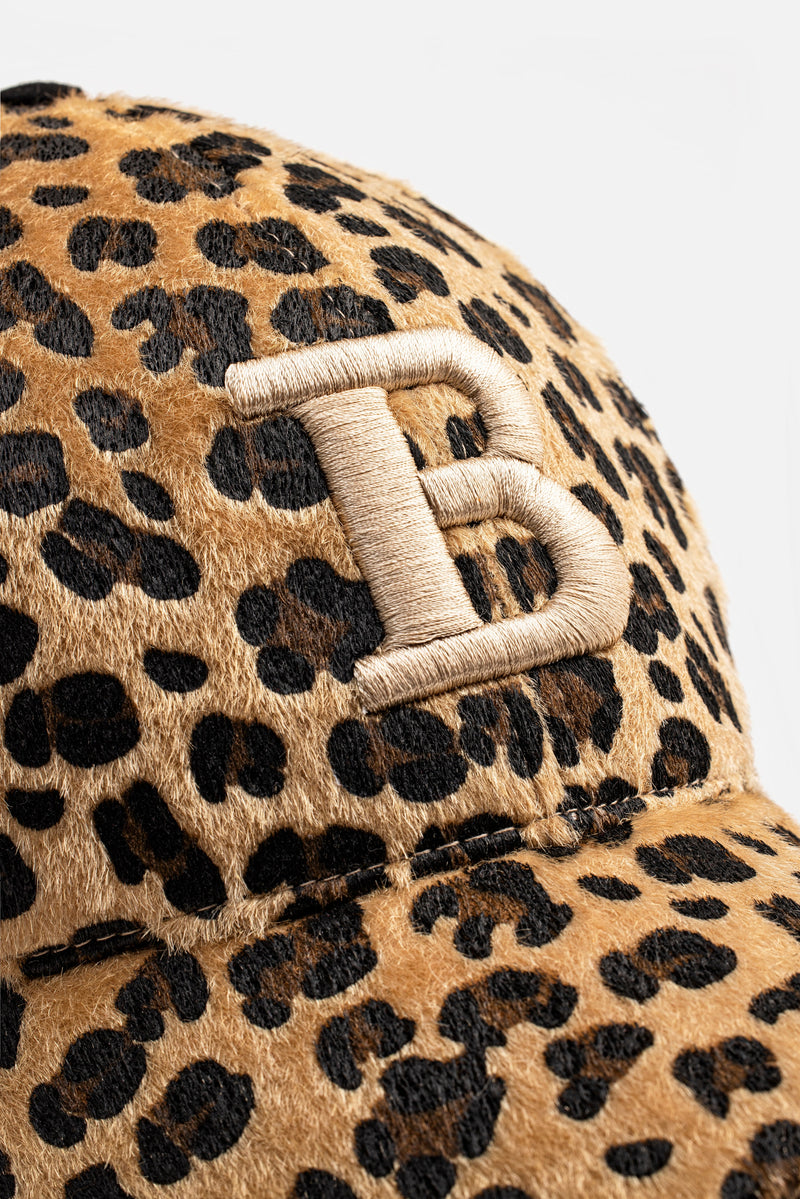 Bonheur Leopard Gabardin Şapka