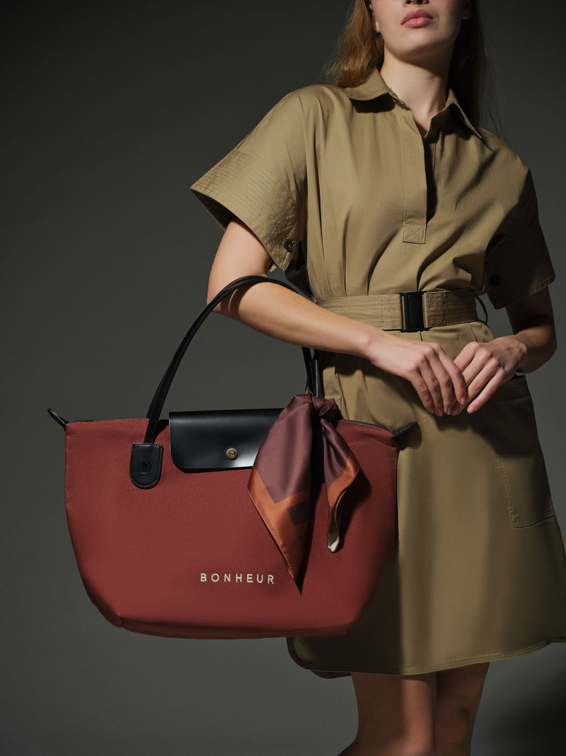 N°7 Canvas Bag- Terra Cotta