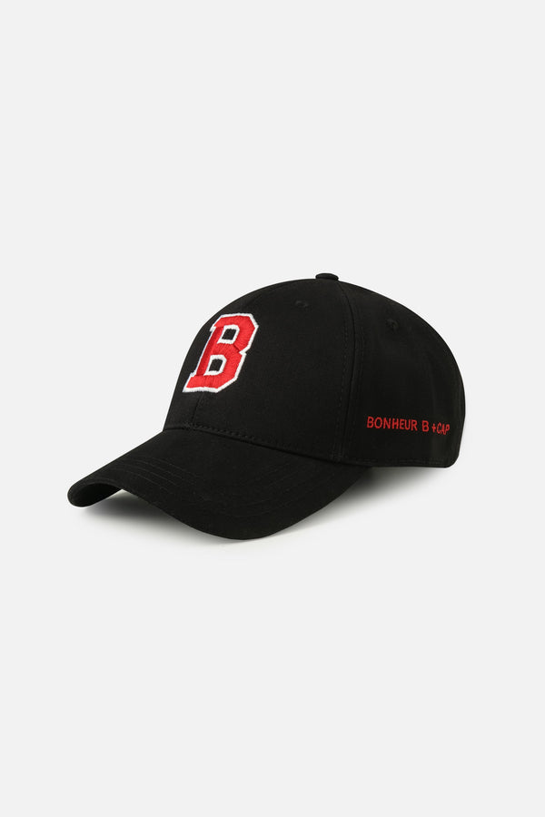 Bonheur B Red Baseball Cap