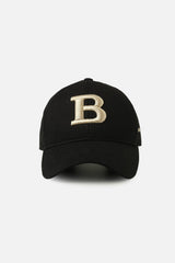 Bonheur B Black Baseball Cap