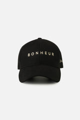 Bonheur Black Baseball Cap