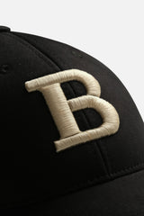 Bonheur B Black Baseball Cap