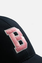 Bonheur Navy Baseball Cap