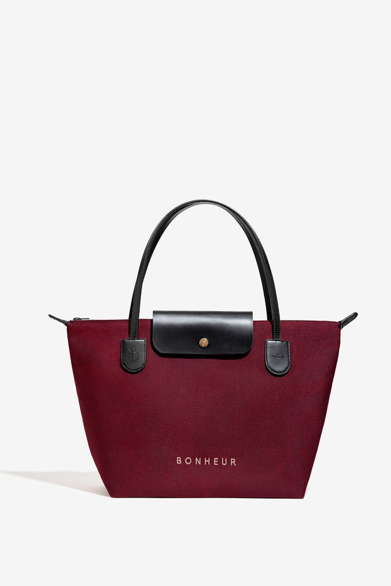 N°7 Canvas Bag- Cherry Red