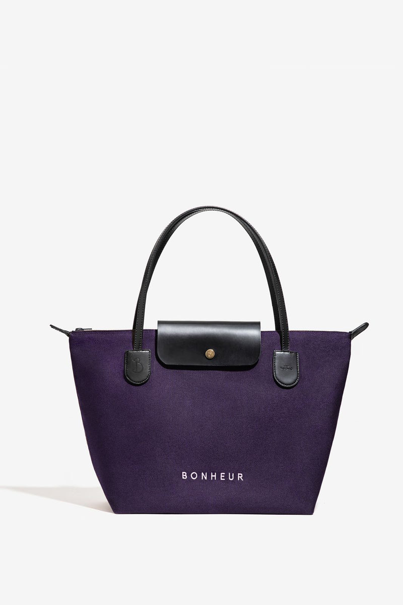 N°7 Canvas Bag- Plum Purple