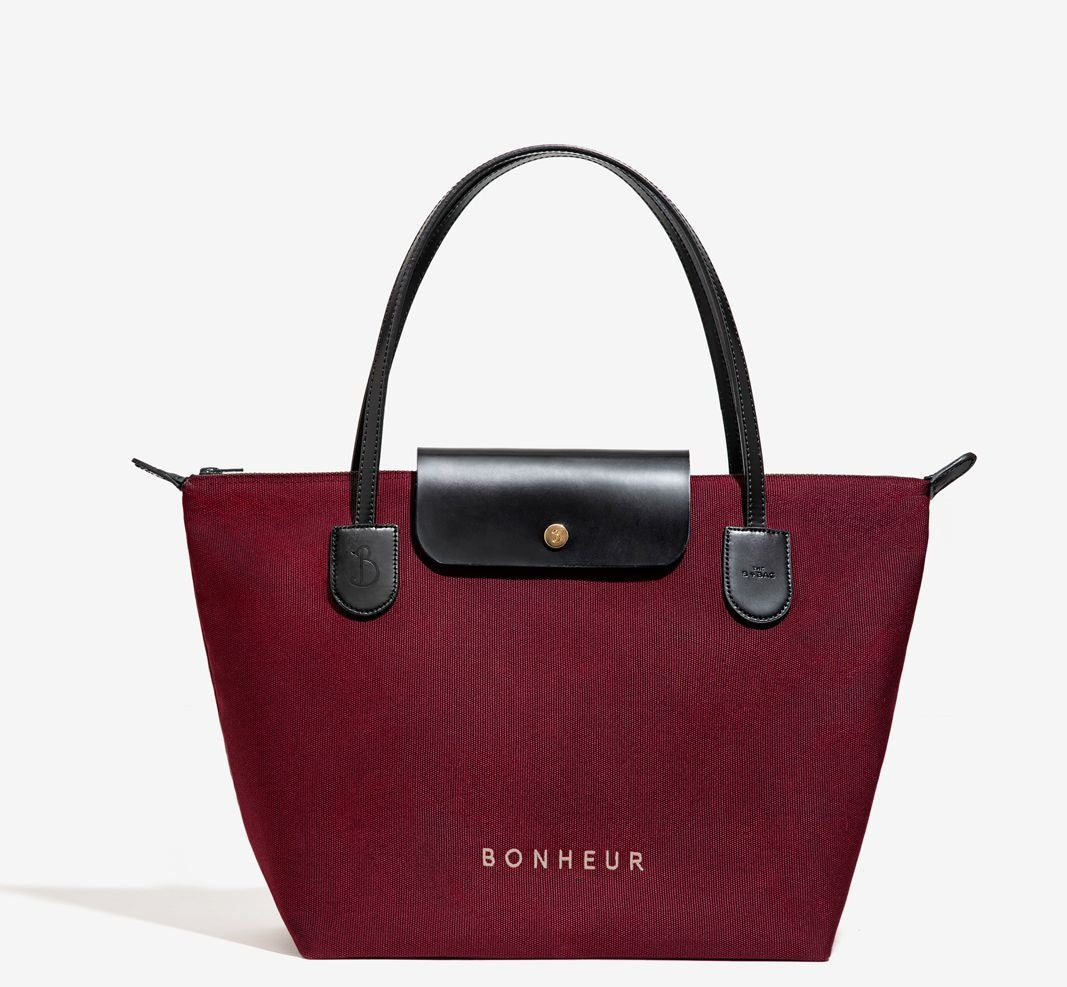 N°7 Canvas Bag- Cherry Red
