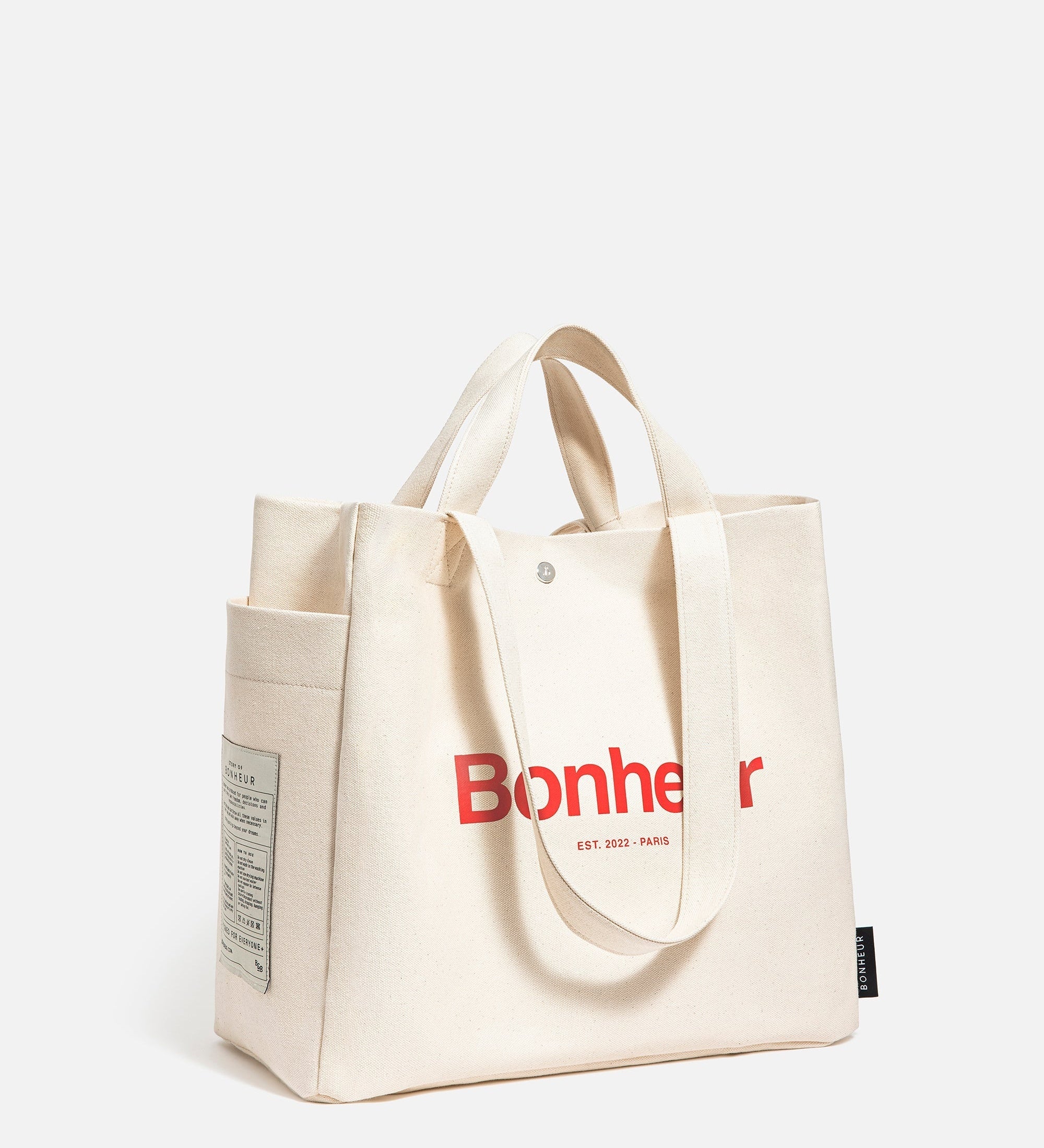 N°4 Canvas Cotton Bag- Cloud Whıte