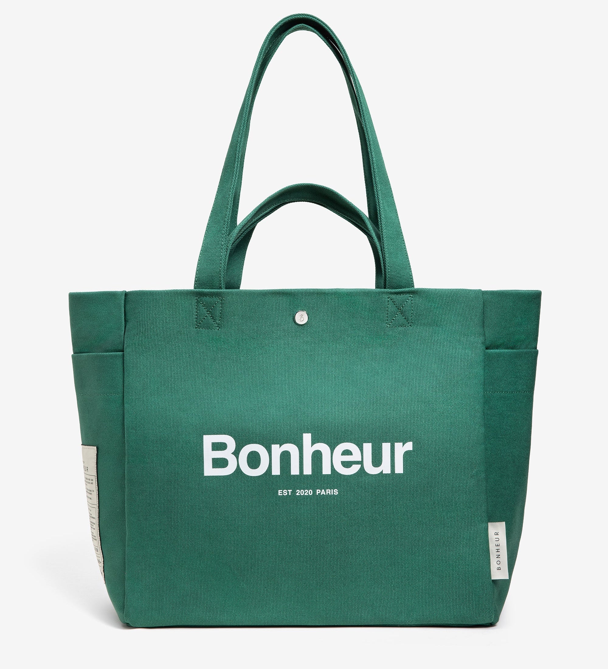 N°4 Canvas Cotton Bag- Spring Green
