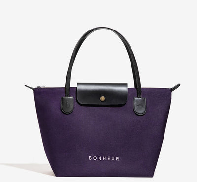 N°7 Canvas Bag- Plum Purple