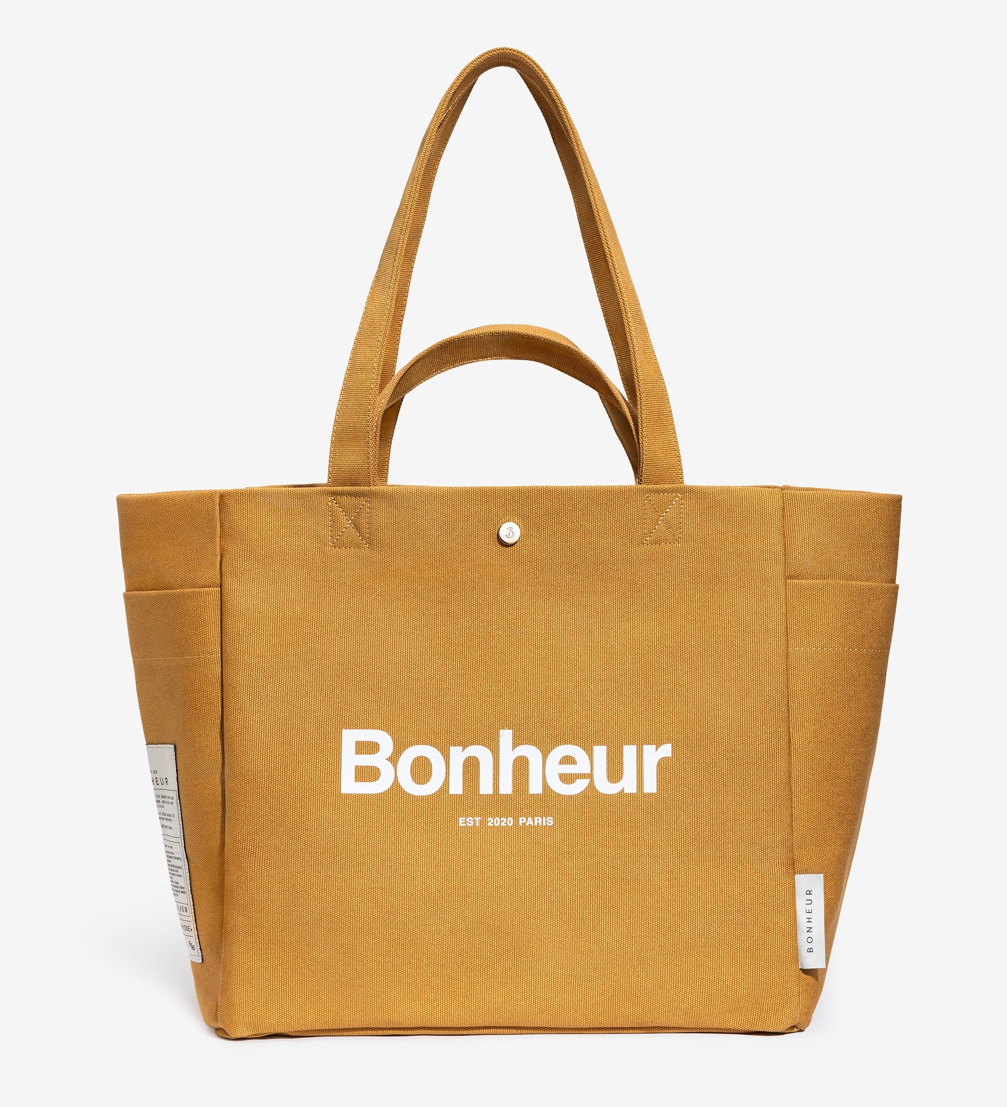 N°4 Canvas Cotton Bag- Amber Yellow