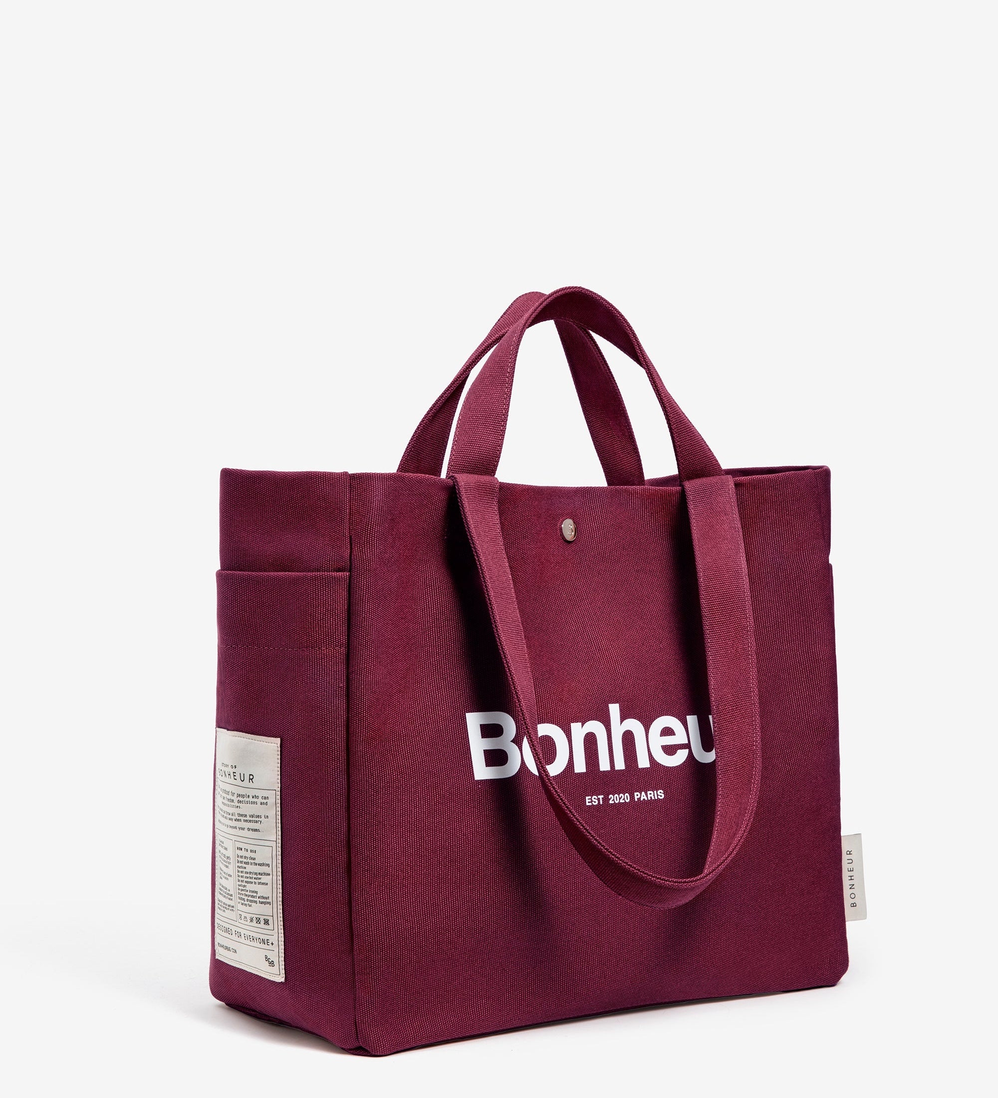 N°4 Canvas Cotton Bag- Cherry Red