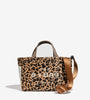 Canvas Leopard Small Tote Bag