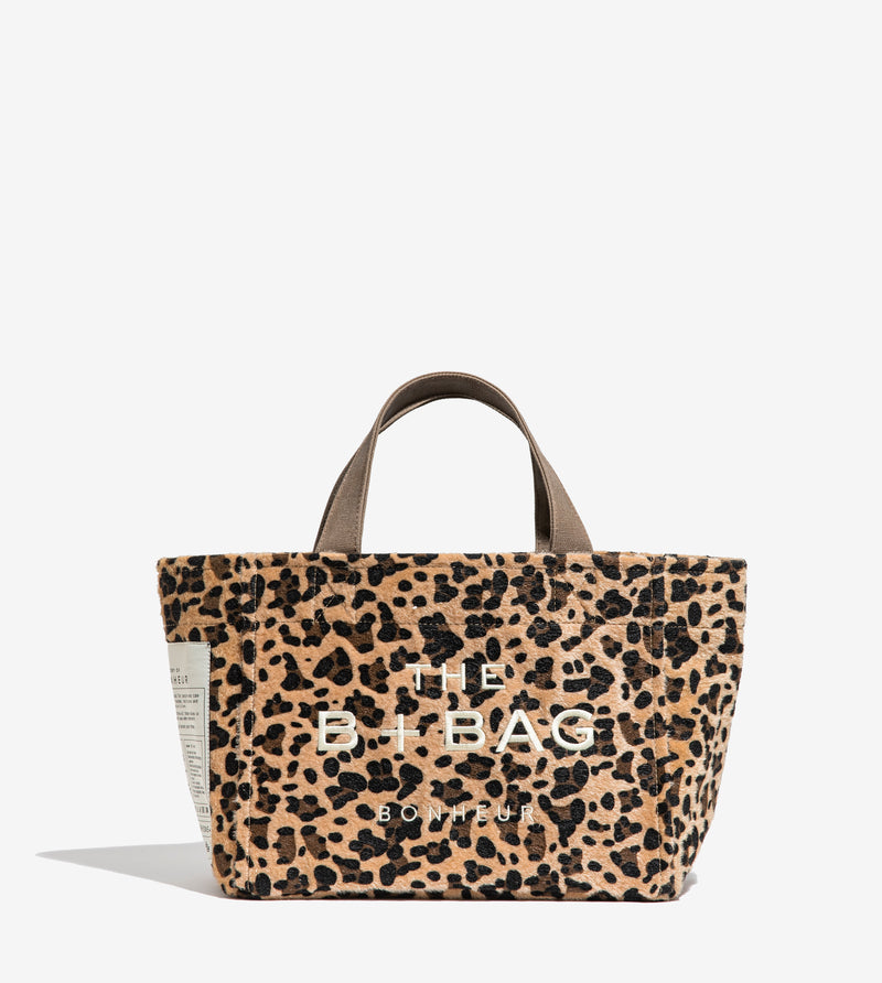 Canvas Leopard Small Tote Bag