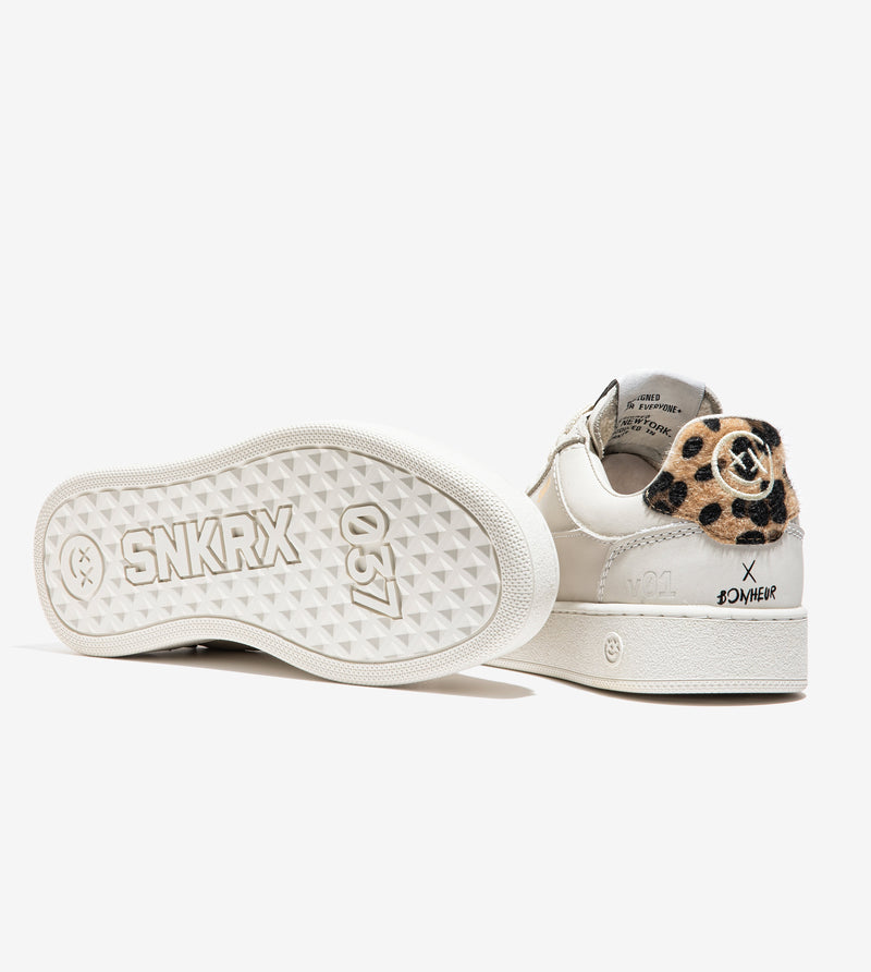 Bonheur x SNKRX NEWYORK Leopard Sneakers