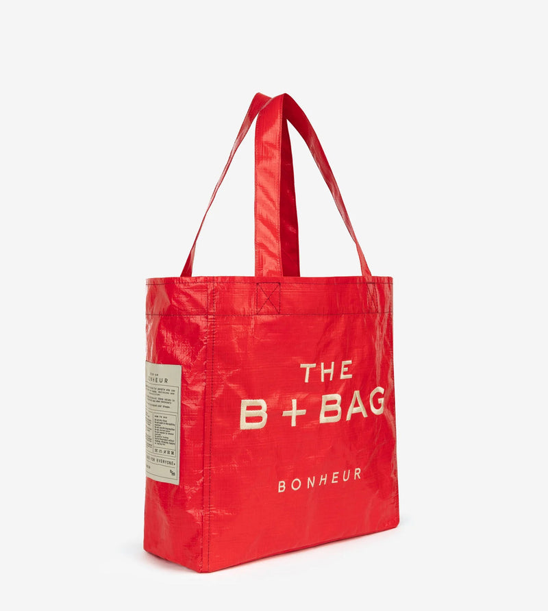 Red Shopping Bag Medium Tote Bag