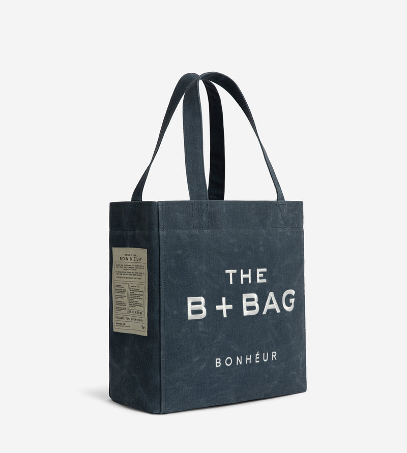 Canvas Dark Denim Medium Tote Bag