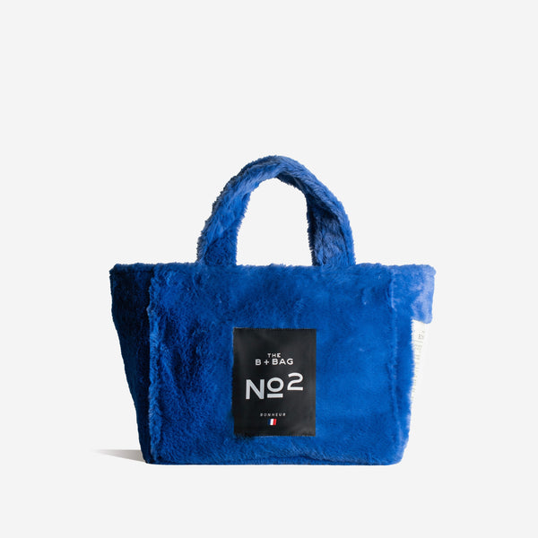 Fluffy Tote Bag -  Police Blue
