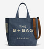 Canvas Parisian Blue Large Tote Bag