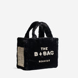 Fluffy Tote Bag - Phantom Black