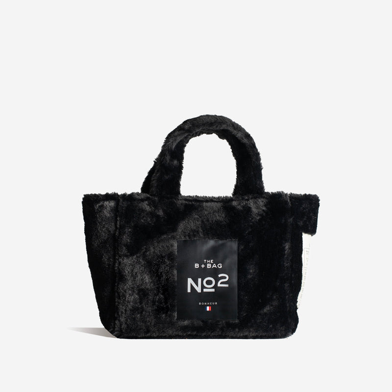 Fluffy Tote Bag - Phantom Black